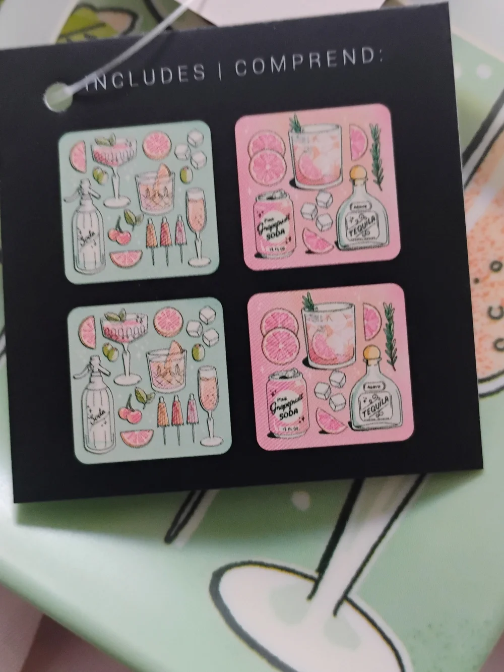 Rachel Zoe Green Appetizer Plate Set - 4-Pack